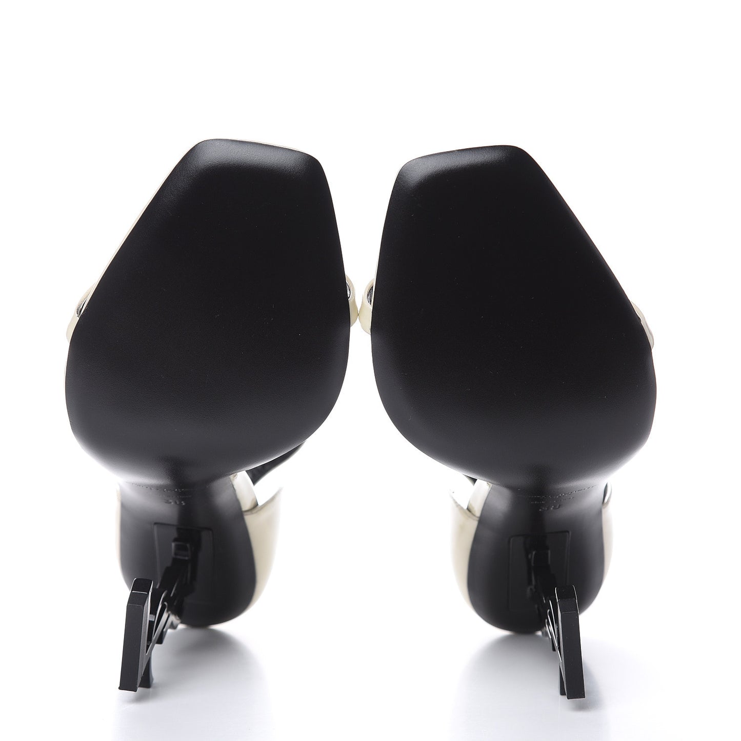 Patent Calfskin Opyum Sandals 38 Neutro