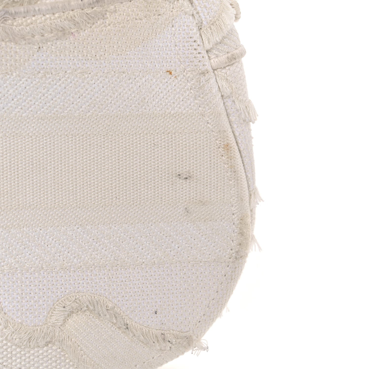 Christian Dior Canvas Embroidered Camouflage Saddle Bag White 25 of 28