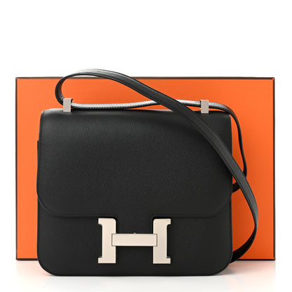 Hermes Epsom Constance 24 Black 11 of 14
