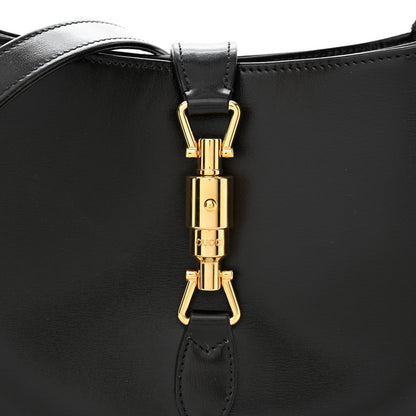 Gucci Boarded Dyana Lux Calfskin Small Jackie 1961 Hobo Black 8 of 11