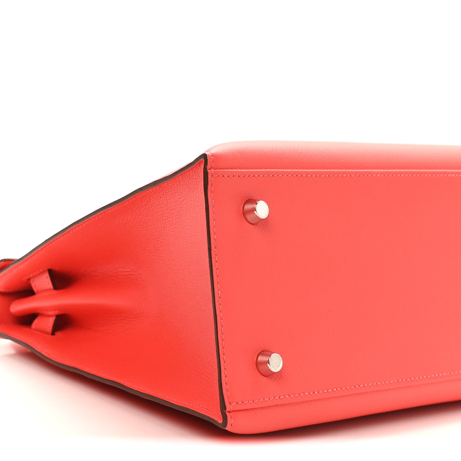Hermes Epsom Kelly Sellier 28 Rouge Tomate 9 of 10