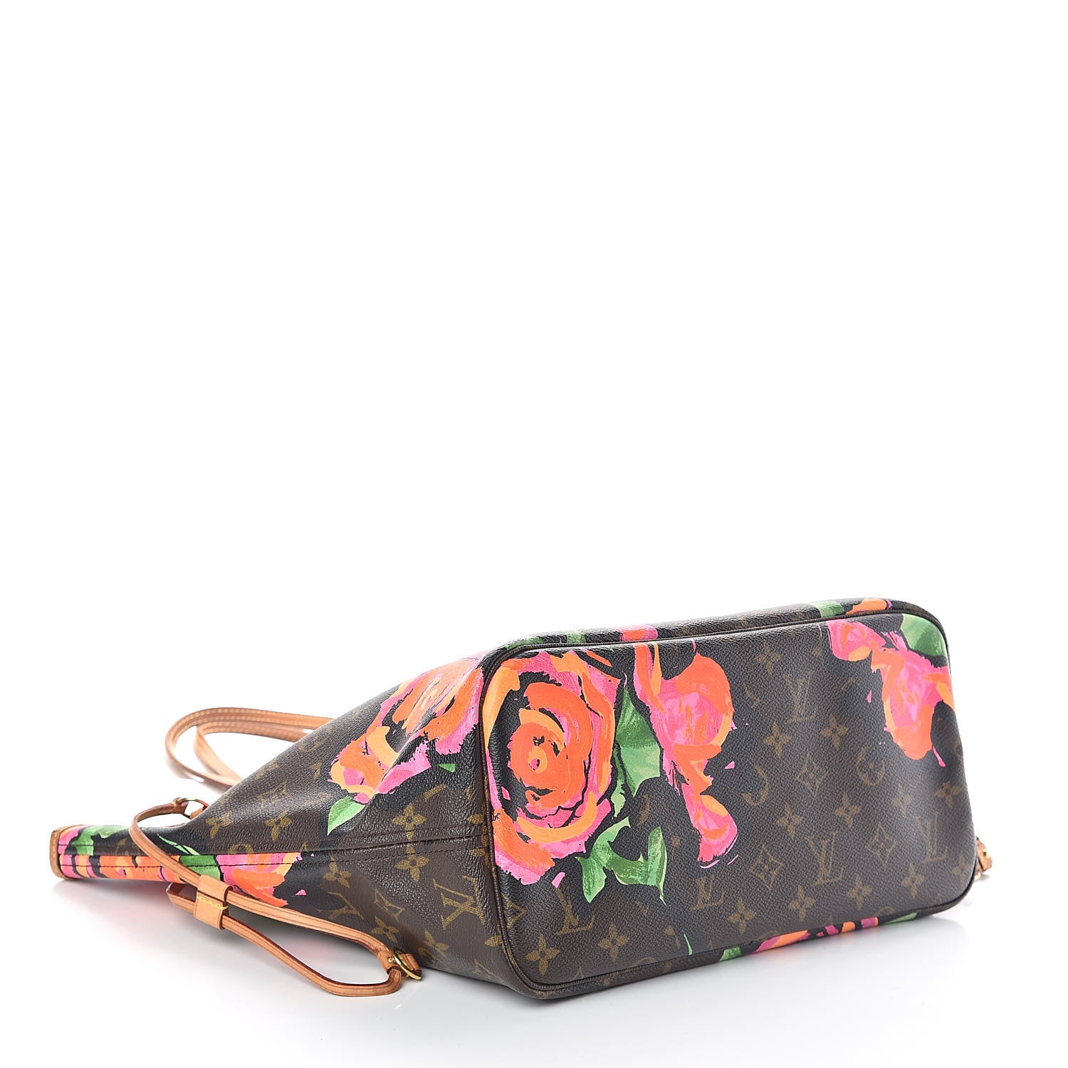 Louis Vuitton Monogram Roses Neverfull MM 4 of 10