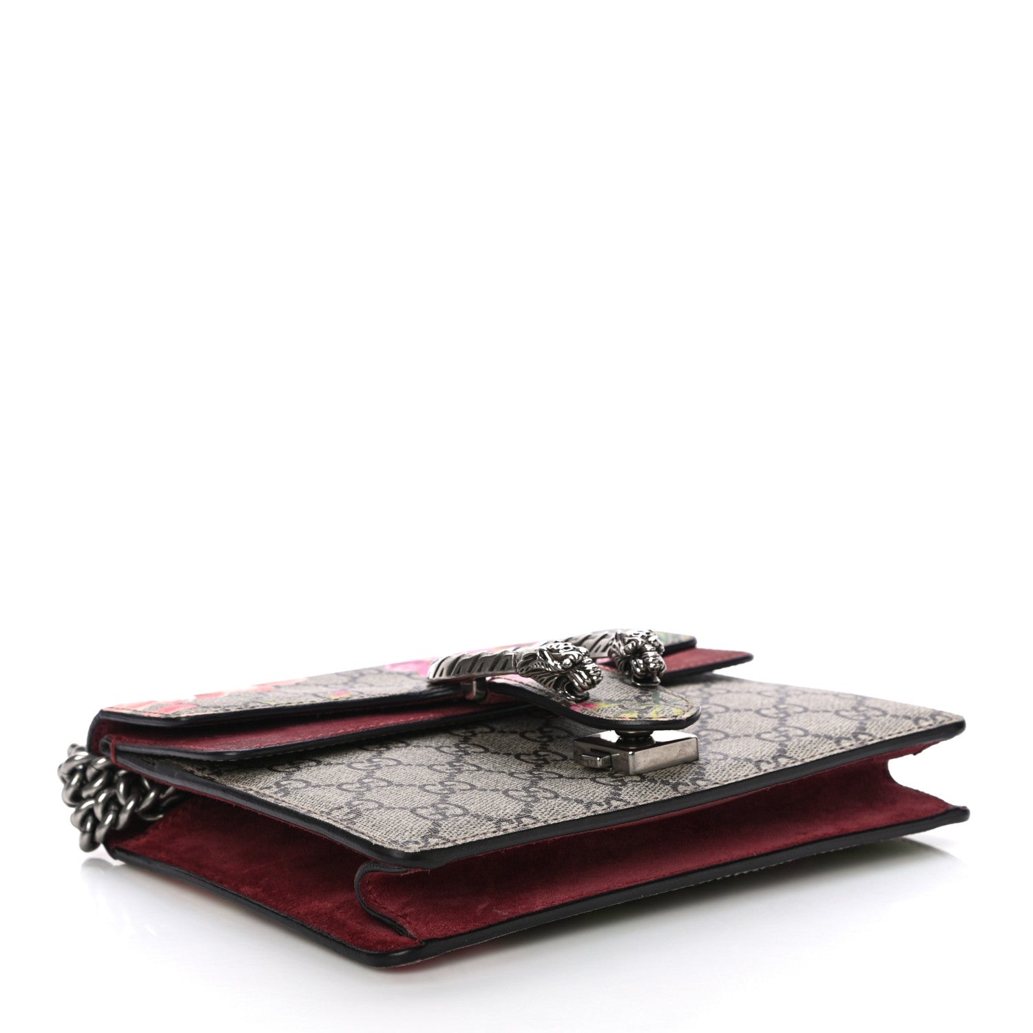 Gucci GG Supreme Monogram Blooms Mini Dionysus Shoulder Bag Beige Multicolor Dry Rose 4 of 15