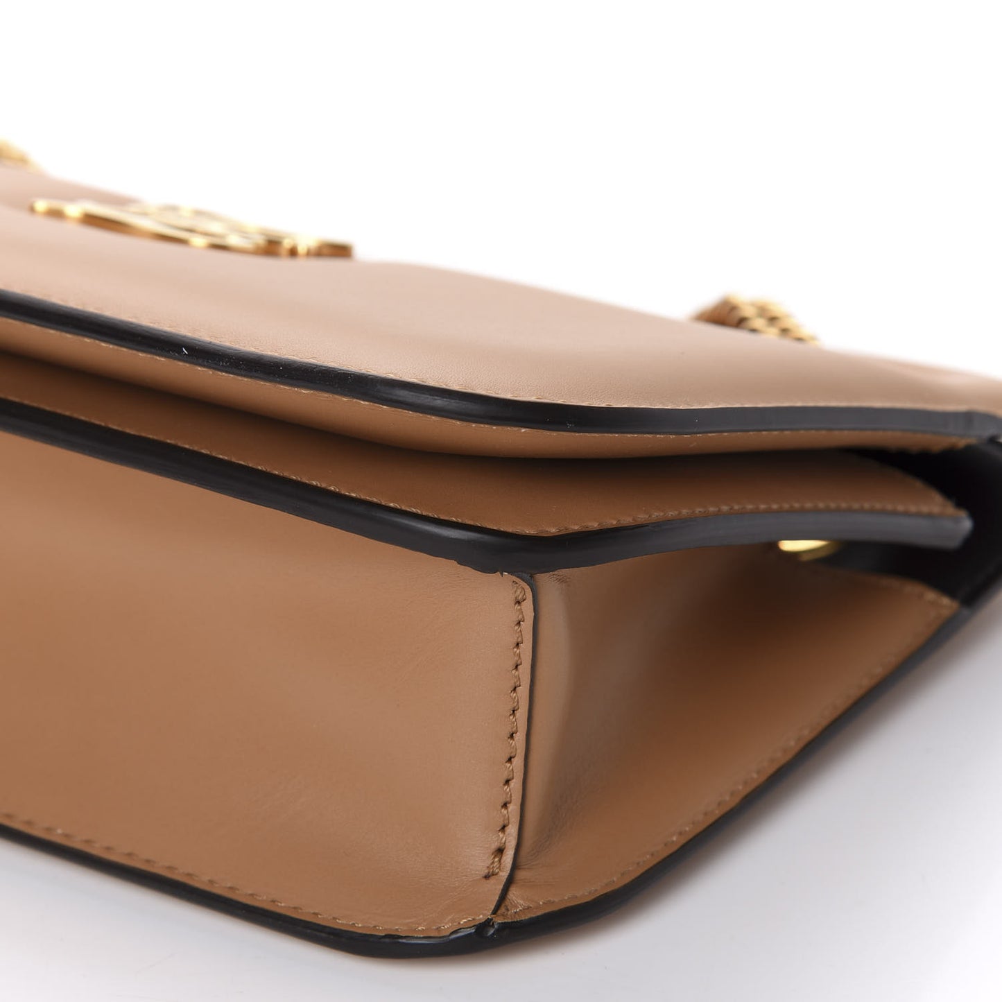 Vitello King Nubuck Pequin Karligraphy Pocket Shoulder Bag Biscuit Tobacco Moro