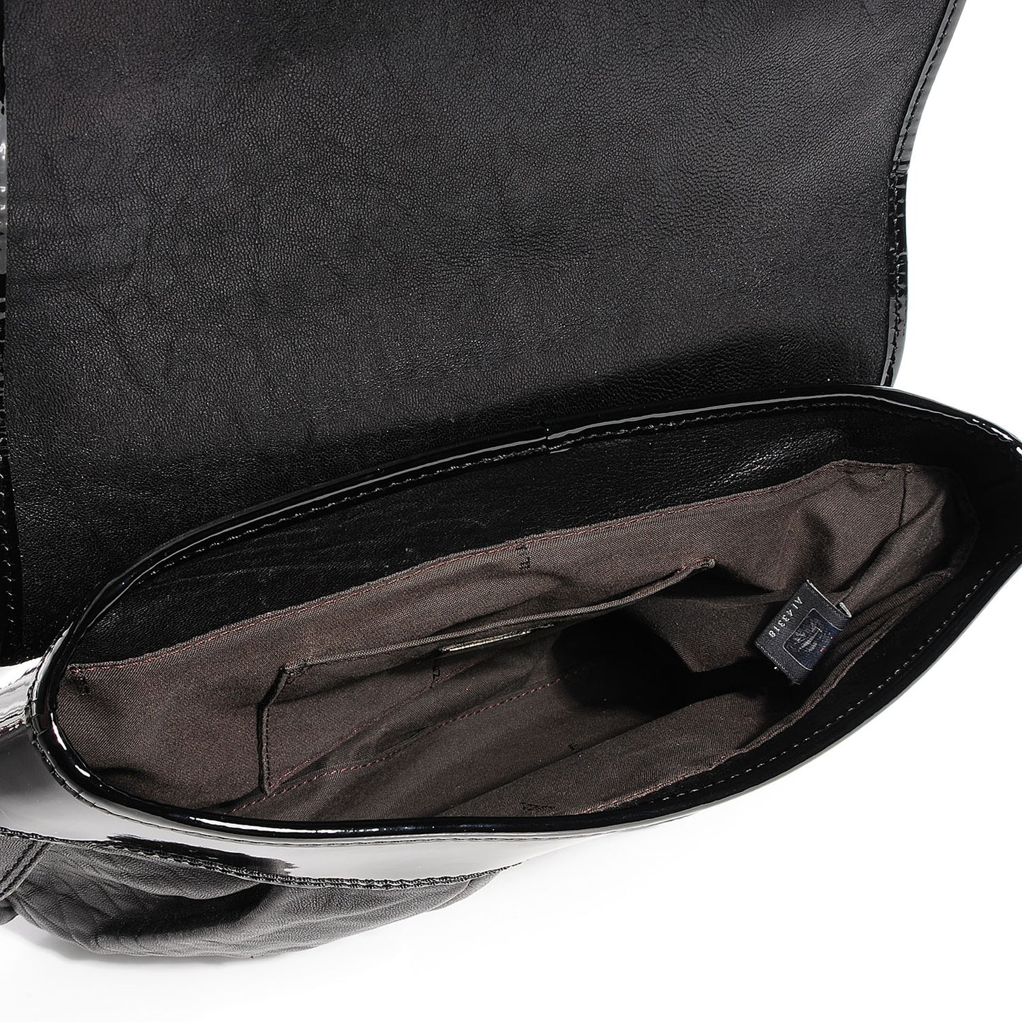 Nappa Patent B Bag Black