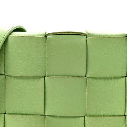 Bottega Veneta Lambskin Maxi Intrecciato Cassette Crossbody Bag Pistachio 8 of 14