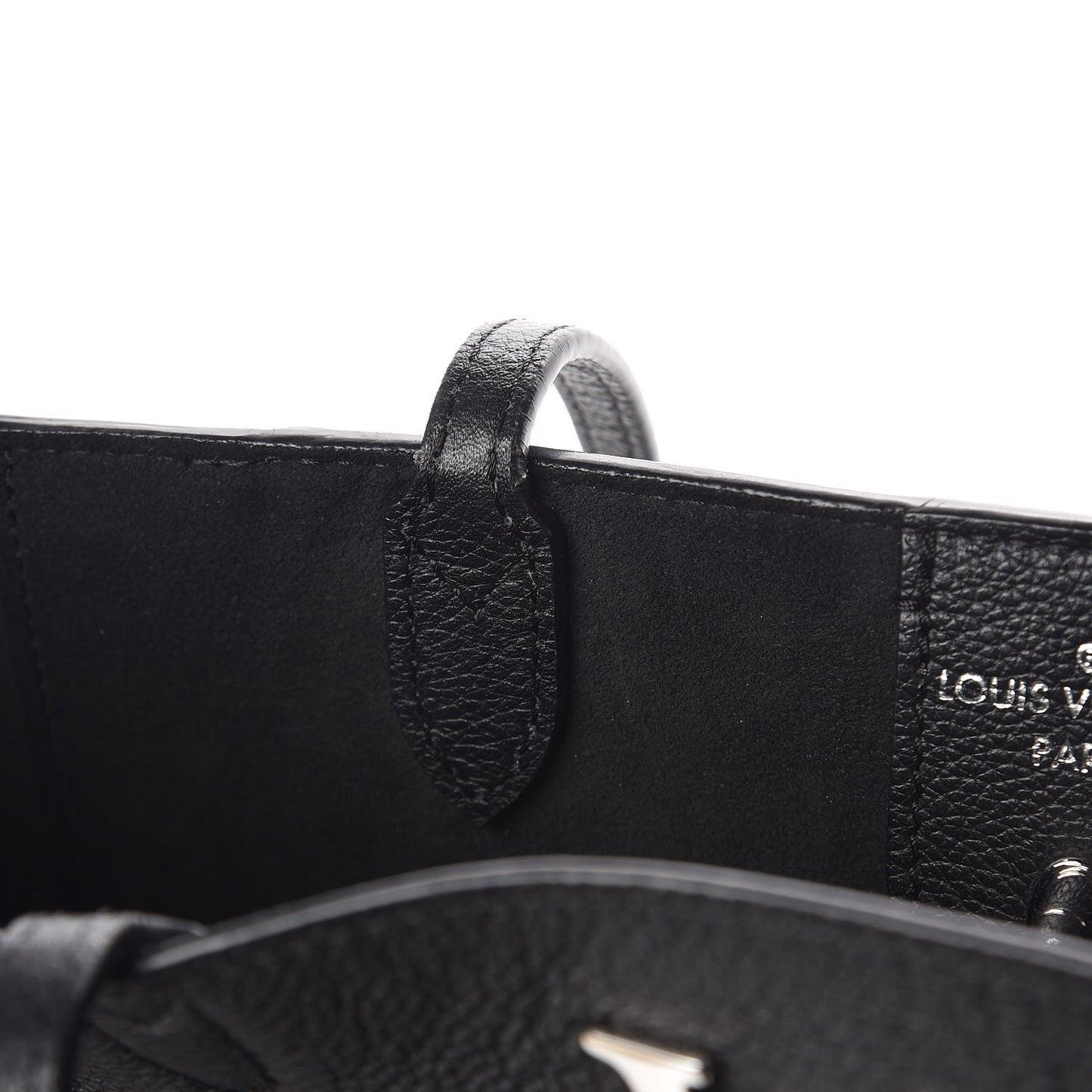 Calfskin Lockme Cabas Black