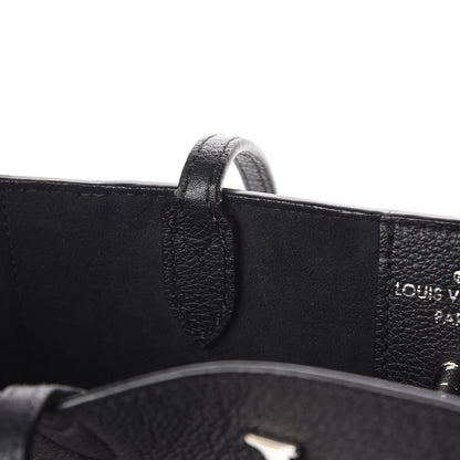 Louis Vuitton Calfskin Lockme Cabas Black 8 of 13