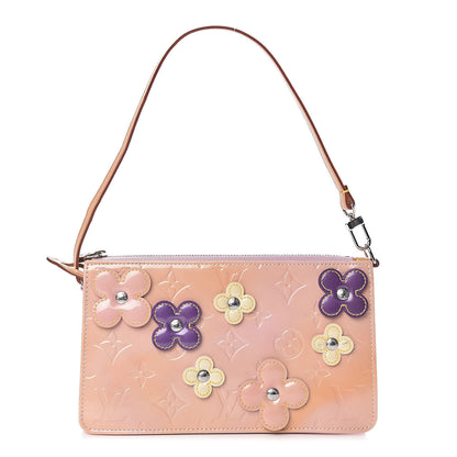 Louis Vuitton Vernis Lexington Fleurs Pochette Pink 1 of 11