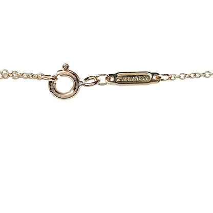 Tiffany 18K Yellow Gold Large T Smile Pendant Necklace 5 of 7