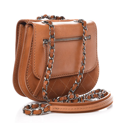 Chanel Suede Coco Twin Small Flap Marron 3 of 15