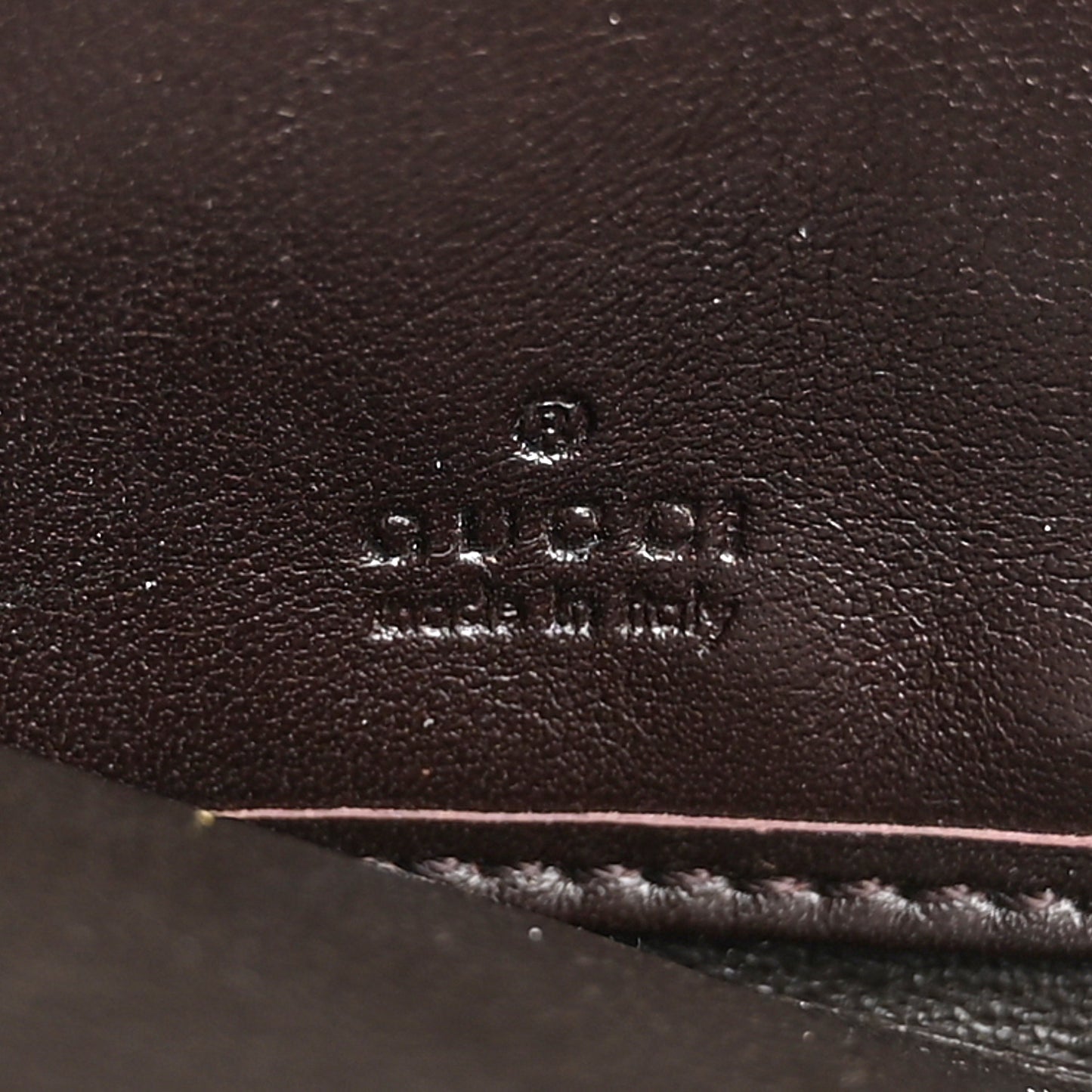 Guccissima Signature Sukey Zip Around Wallet Brown
