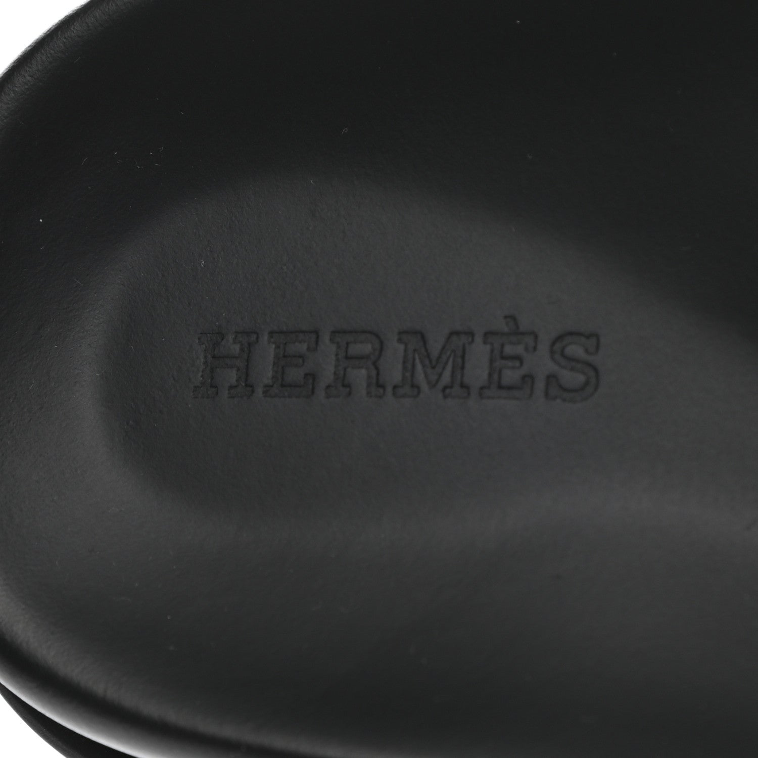 Hermes Calfskin Womens Chypre Sandals 38 Black 6 of 9