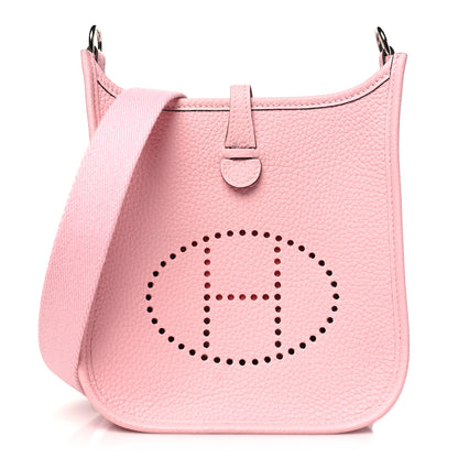 Hermes Taurillon Clemence Evelyne TPM Rose Sakura 1 of 11