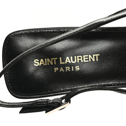 Saint Laurent Mesh Oxalis Slingback 30 Pumps 41 Black 8 of 9