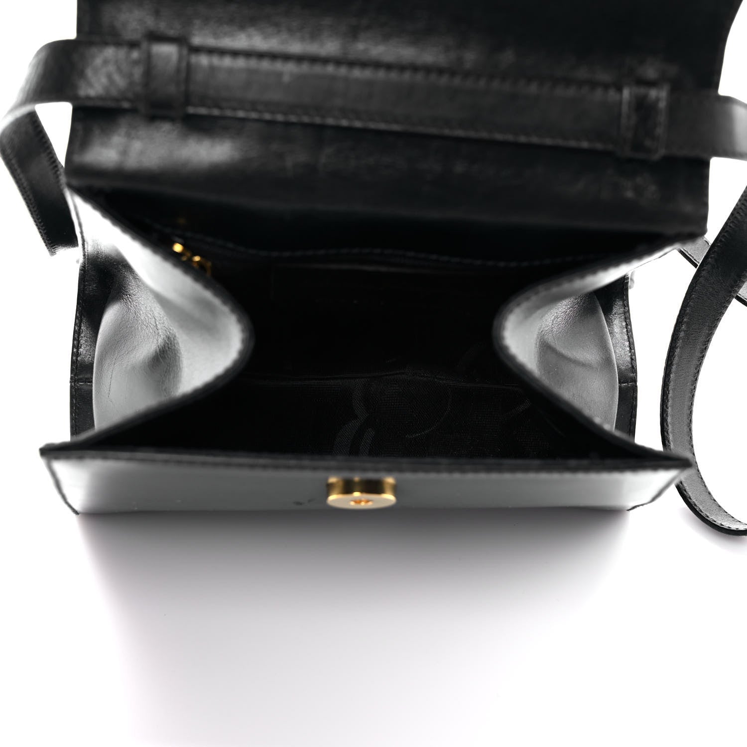 Salvatore Ferragamo Calfskin Vera Bow Mini Top Handle Crossbody Bag Navy 4 of 9