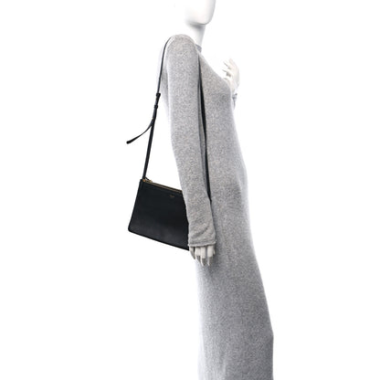 Celine Lambskin Large Trio Crossbody Bag Black 2 of 11