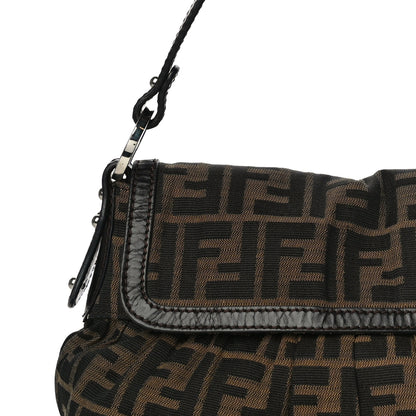 Fendi Zucca Small Chef Shoulder Bag Tobacco 7 of 12