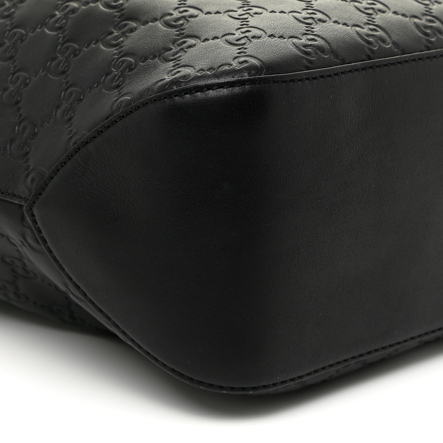 Gucci Guccissima Signature Large Linea A Hobo Black 6 of 17
