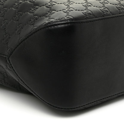 Gucci Guccissima Signature Large Linea A Hobo Black 6 of 17