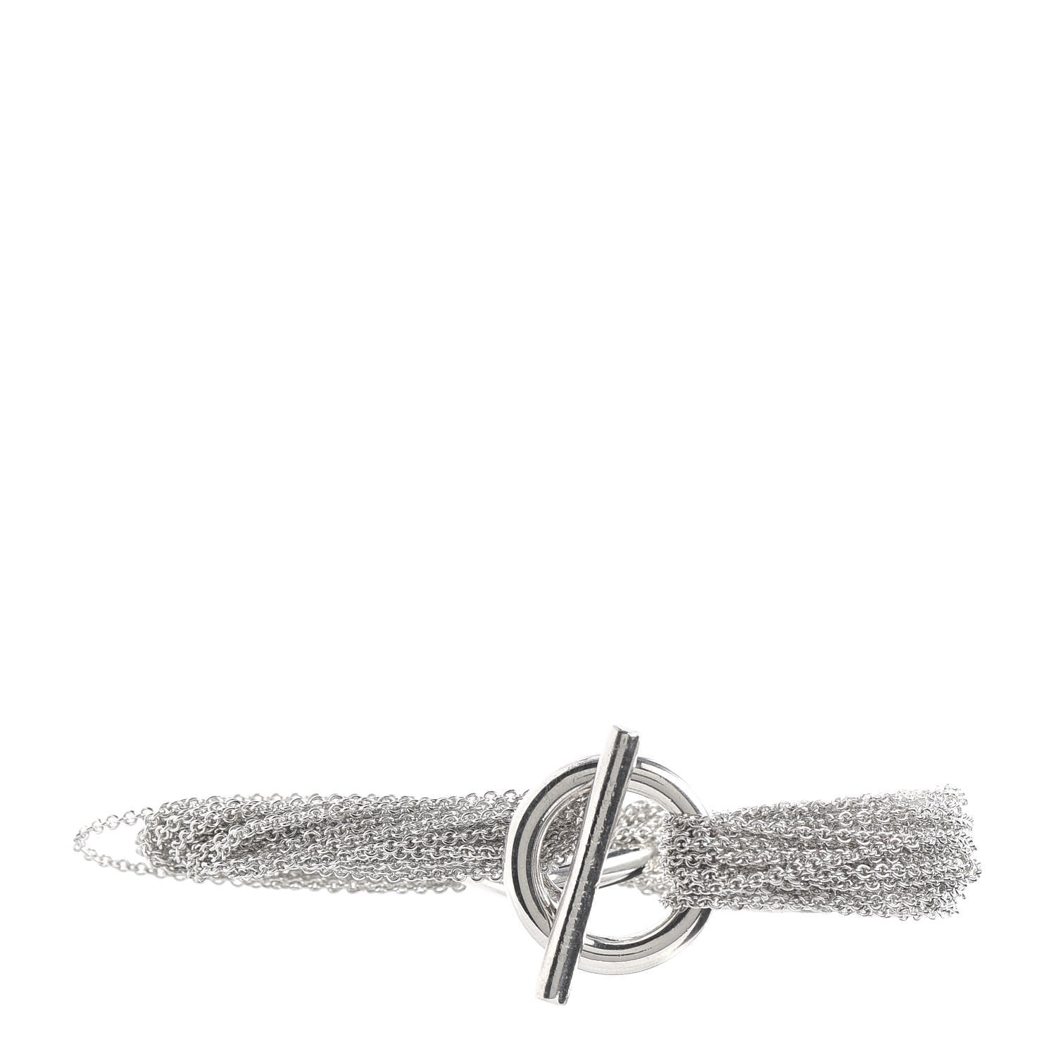 Tiffany Sterling Silver Heart Mesh Bracelet 3 of 4