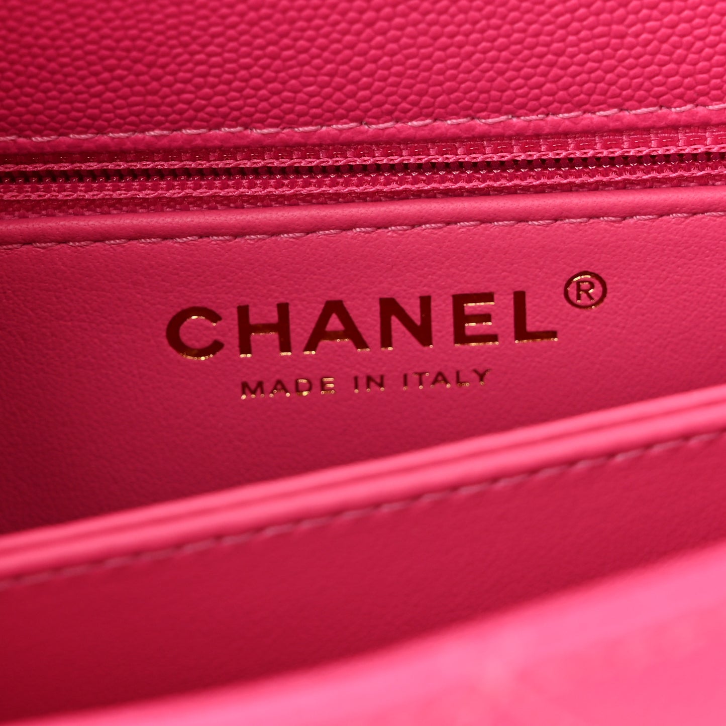 Caviar Quilted Mini Coco Handle Flap Rose