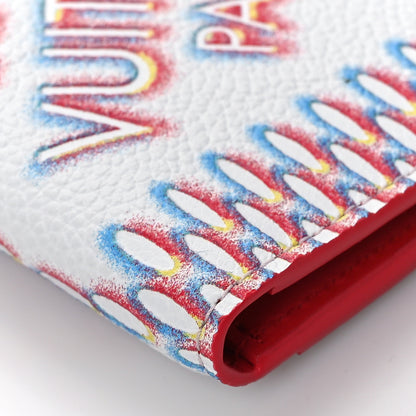 Louis Vuitton Damier Pocket Organizer Red White Blue Yellow 7 of 9