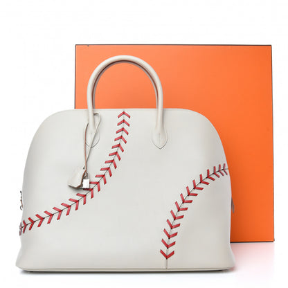 Hermes Evercolor 1923 Bolide 45 Baseball Bag Gris Perle 11 of 11