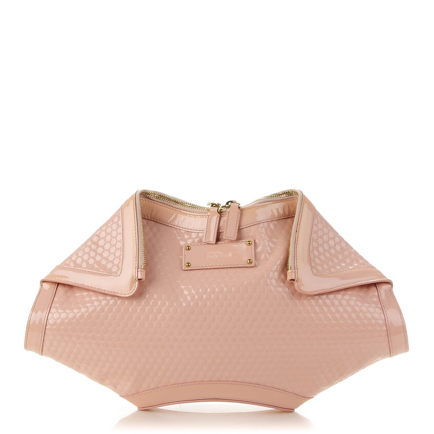 Patent Honeycomb De Manta Clutch Nude