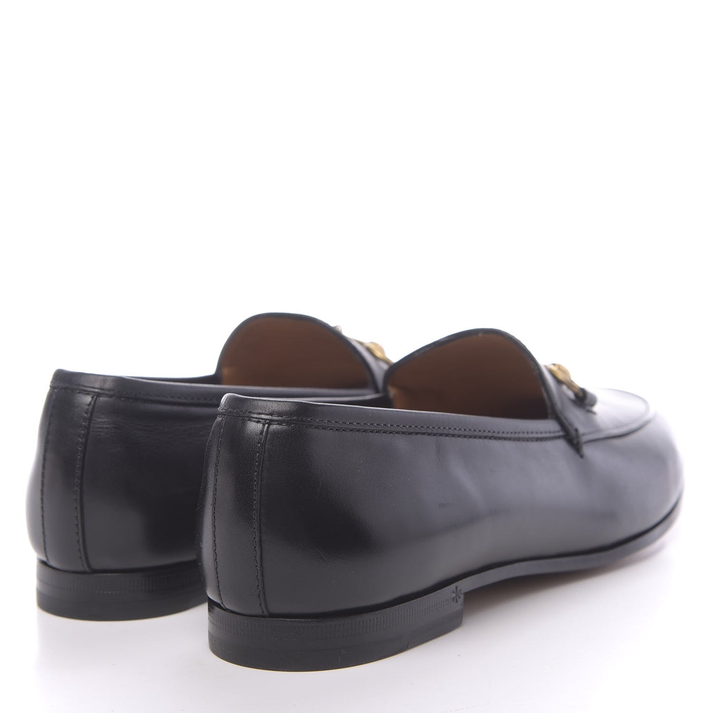Calfskin Womens Jordaan Loafers 38.5 Black
