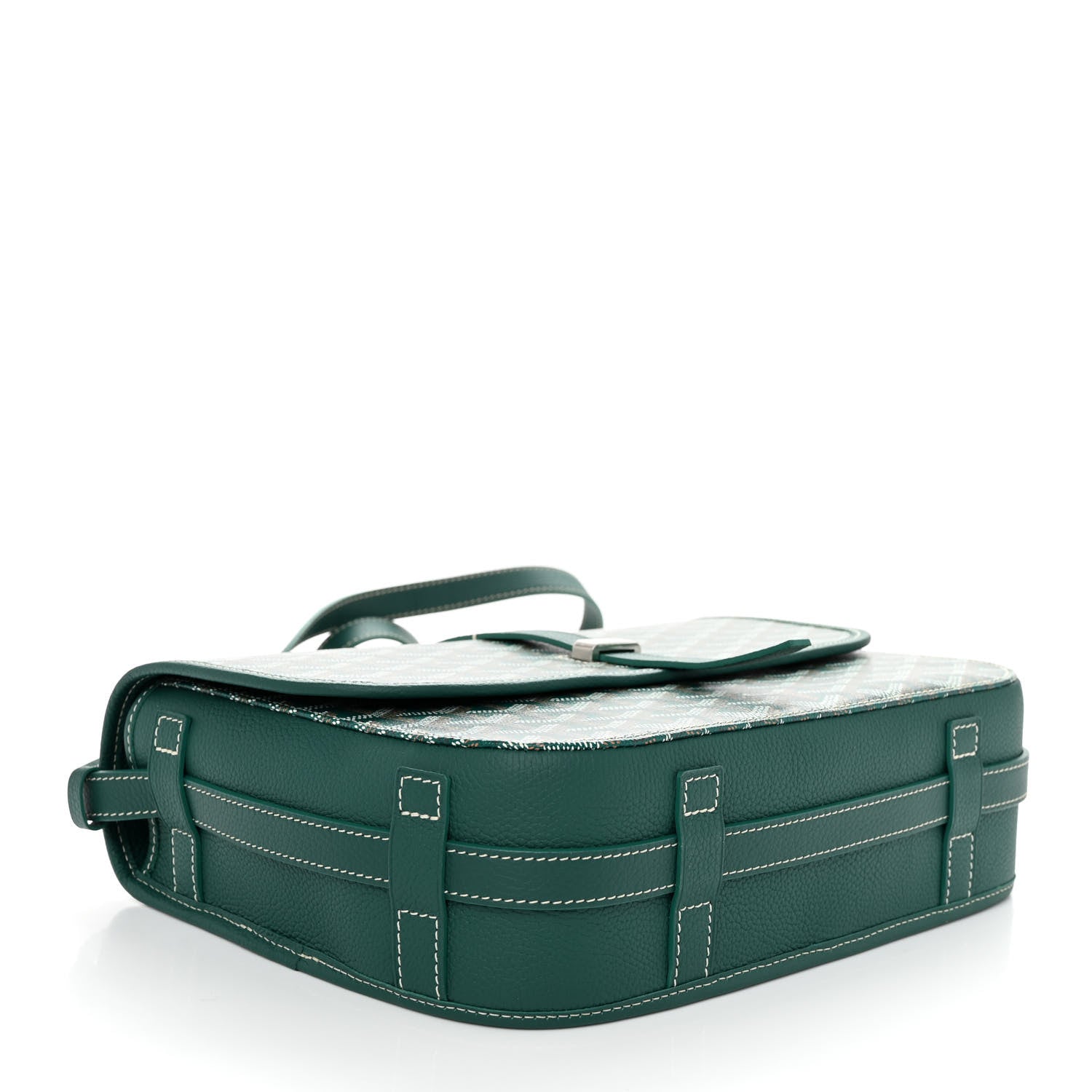 Goyard Goyardine Belvedere II MM Messenger Bag Green 4 of 10