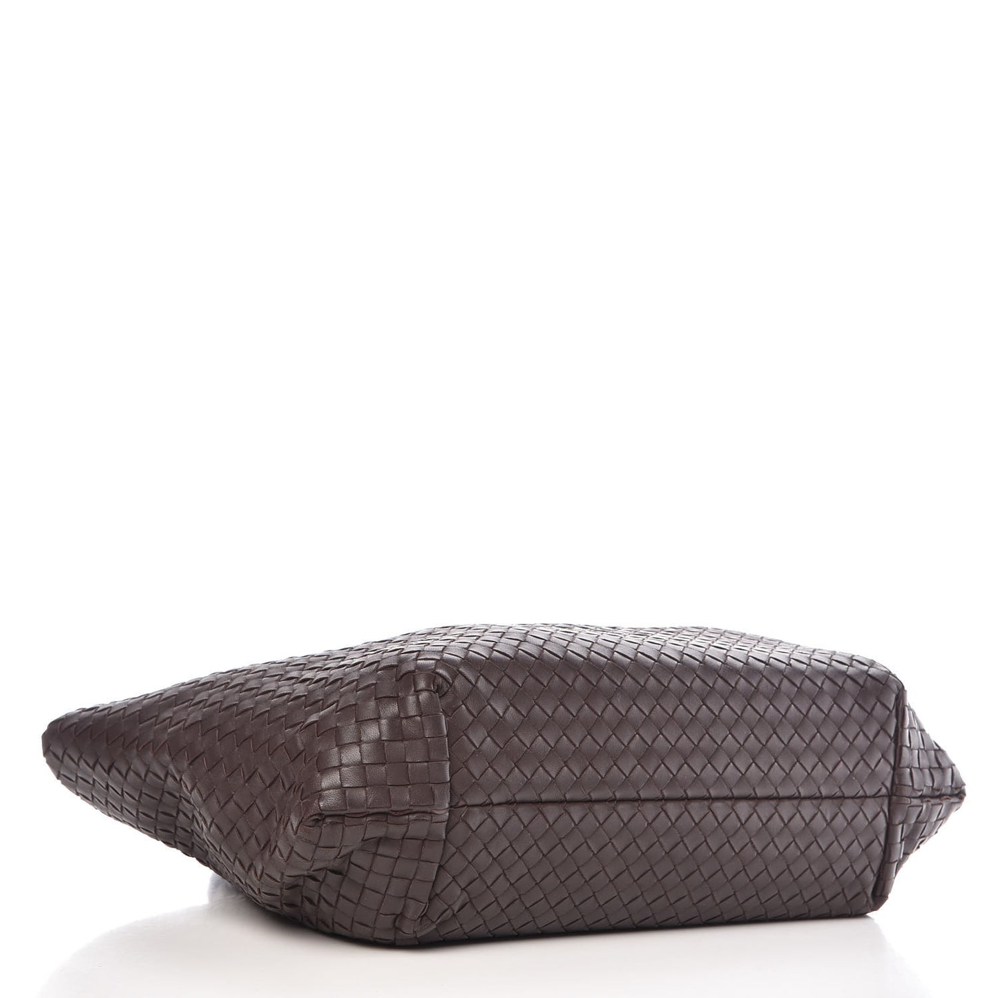 Nappa Intrecciato Large Capri Tote Ebano
