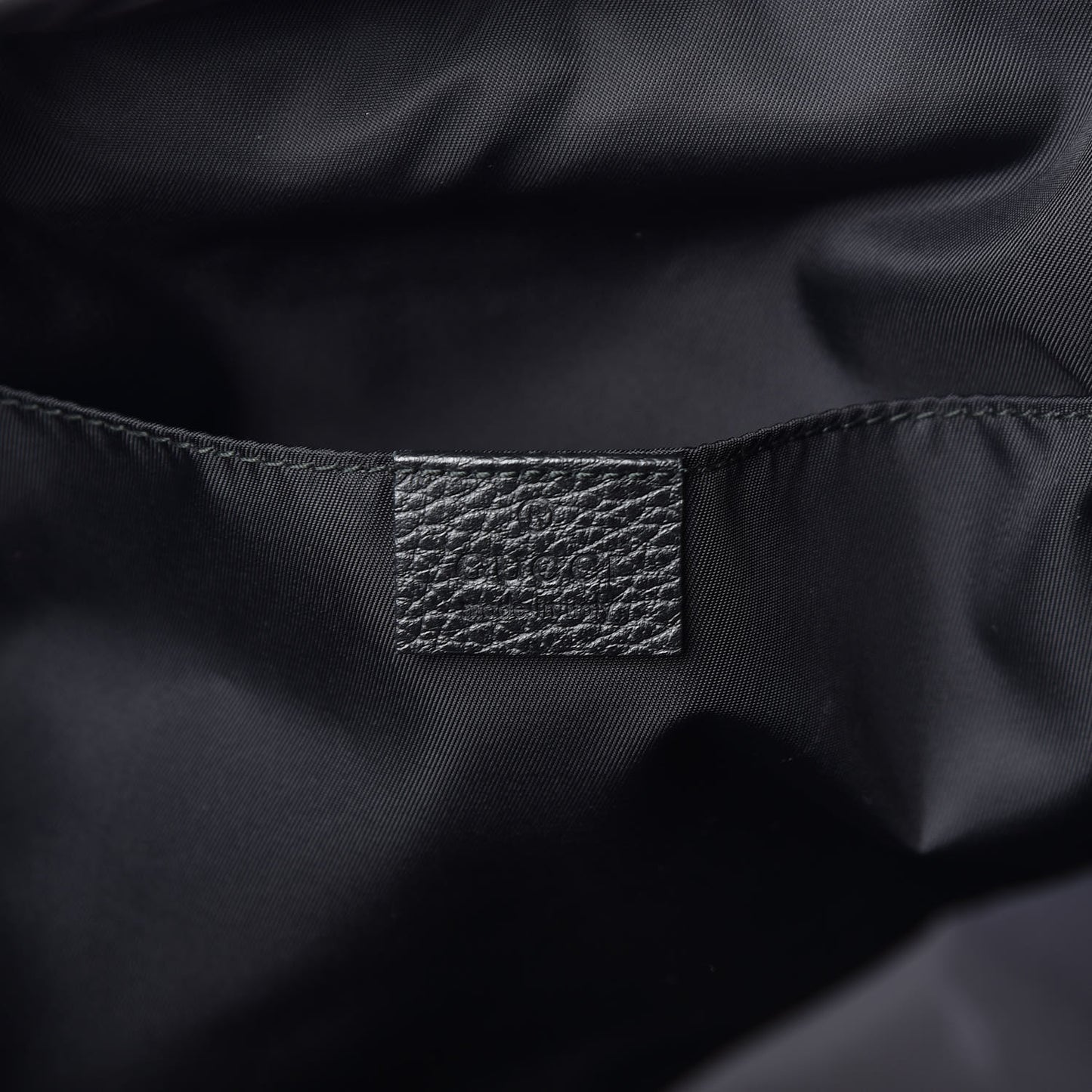 Nylon Monogram Small Single Buckle Backpack Black