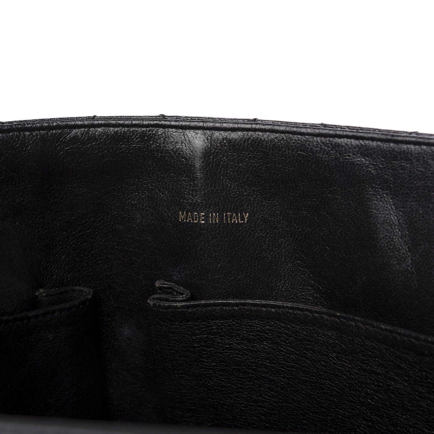 Caviar Quilted Single Flap Black