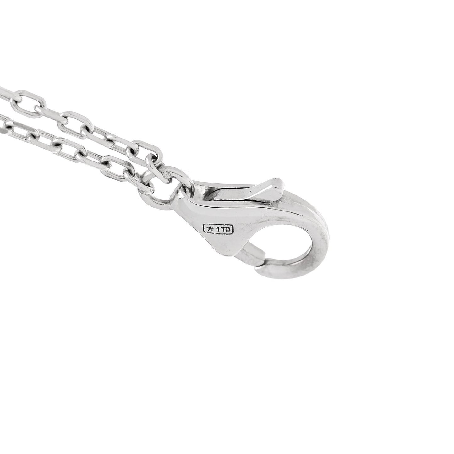 18K White Gold Diamond LOVE Bracelet