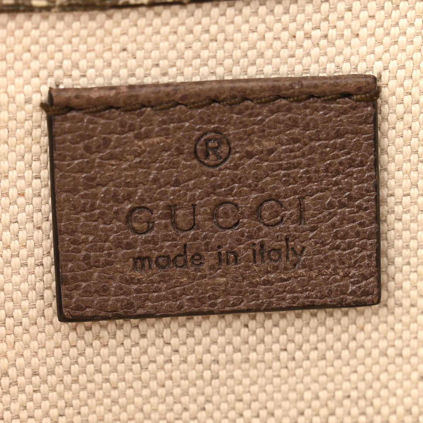 GG Supreme Monogram Neo Vintage Web Belt Bag Brown