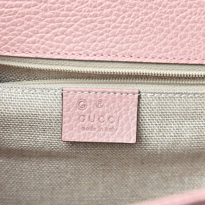 Gucci Dollar Calfskin Interlocking G Shoulder Bag Soft Pink 6 of 10