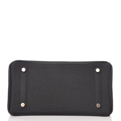 Hermes Togo Birkin 25 Black 7 of 37