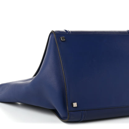Celine Grained Calfskin Medium Phantom Luggage Indigo 10 of 11