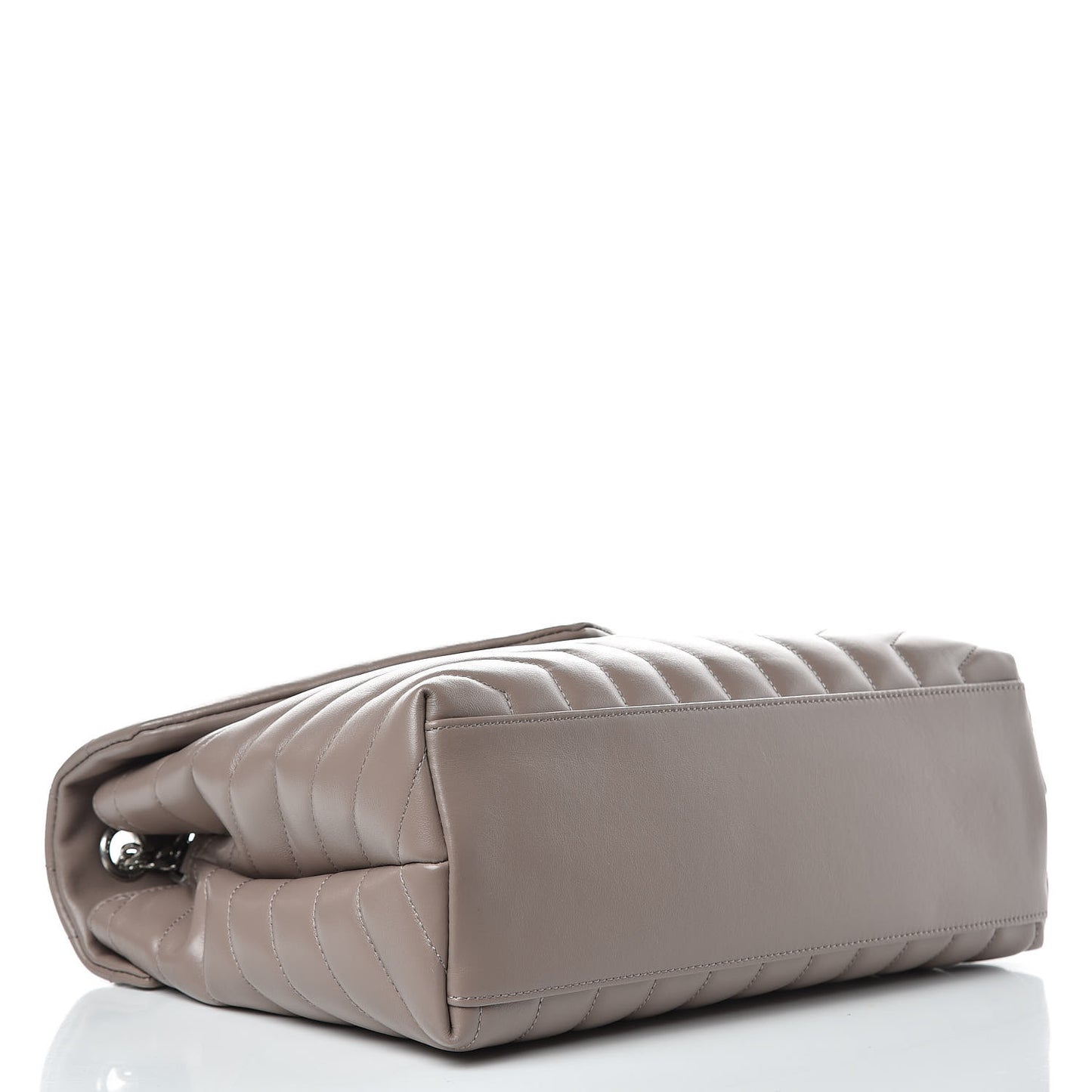 Calfskin Y Quilted Monogram Medium Loulou Chain Satchel Mink