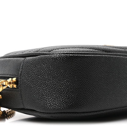 Saint Laurent Grain De Poudre Matelasse Monogram Mini Lou Camera Bag Black 9 of 11