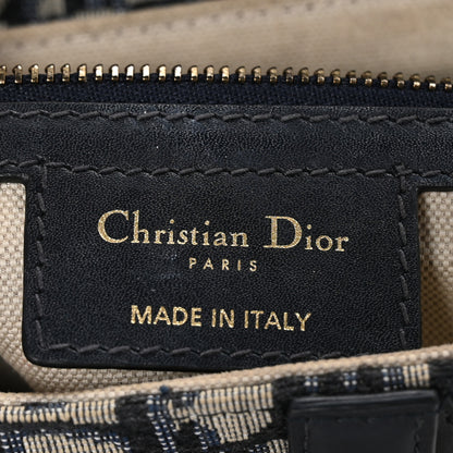 Christian Dior Oblique Saddle Bag Blue 6 of 13