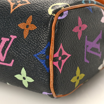 Louis Vuitton Monogram Multicolor Mini Sac HL Speedy Black 8 of 10