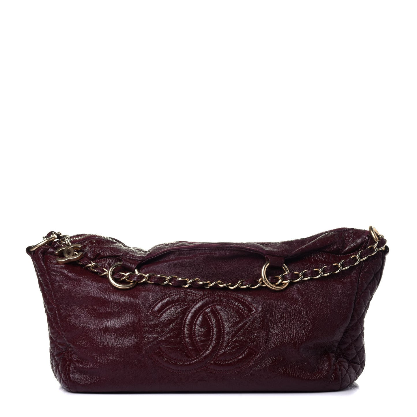 Vinyl Medium Rock and Chain Bowler Bordeaux