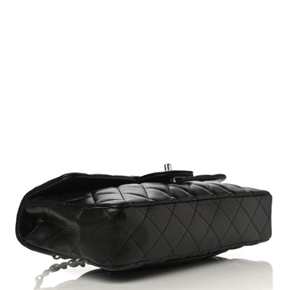 Chanel Lambskin Quilted East West Flap Black 4 of 13