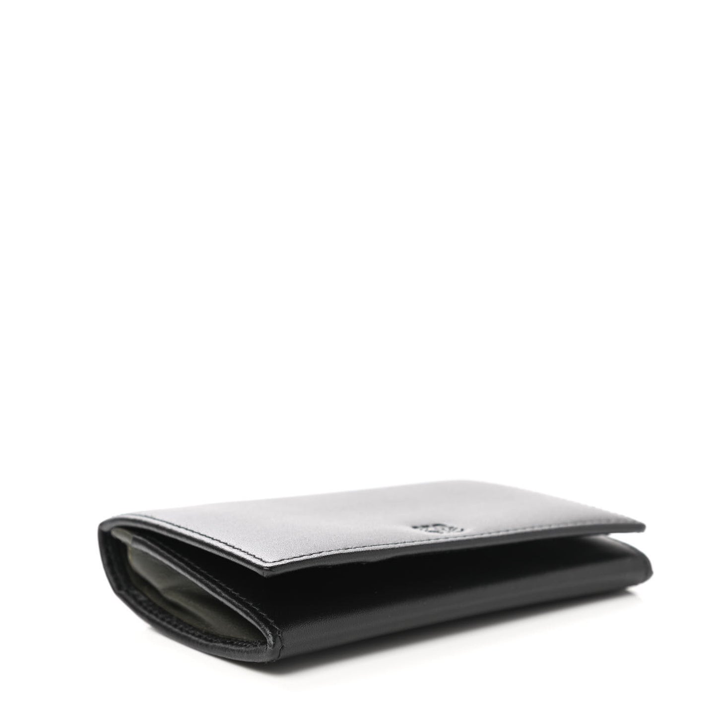 Calfskin Bi-Fold Wallet Black