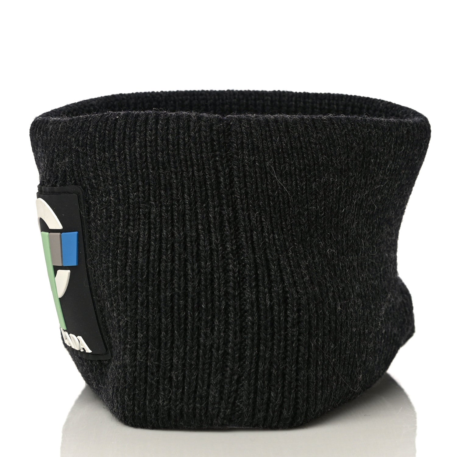 Prada Wool Racing Logo Shaker Visor Cap Anthracite Grey 4 of 6