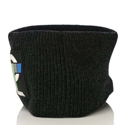 Prada Wool Racing Logo Shaker Visor Cap Anthracite Grey 4 of 6