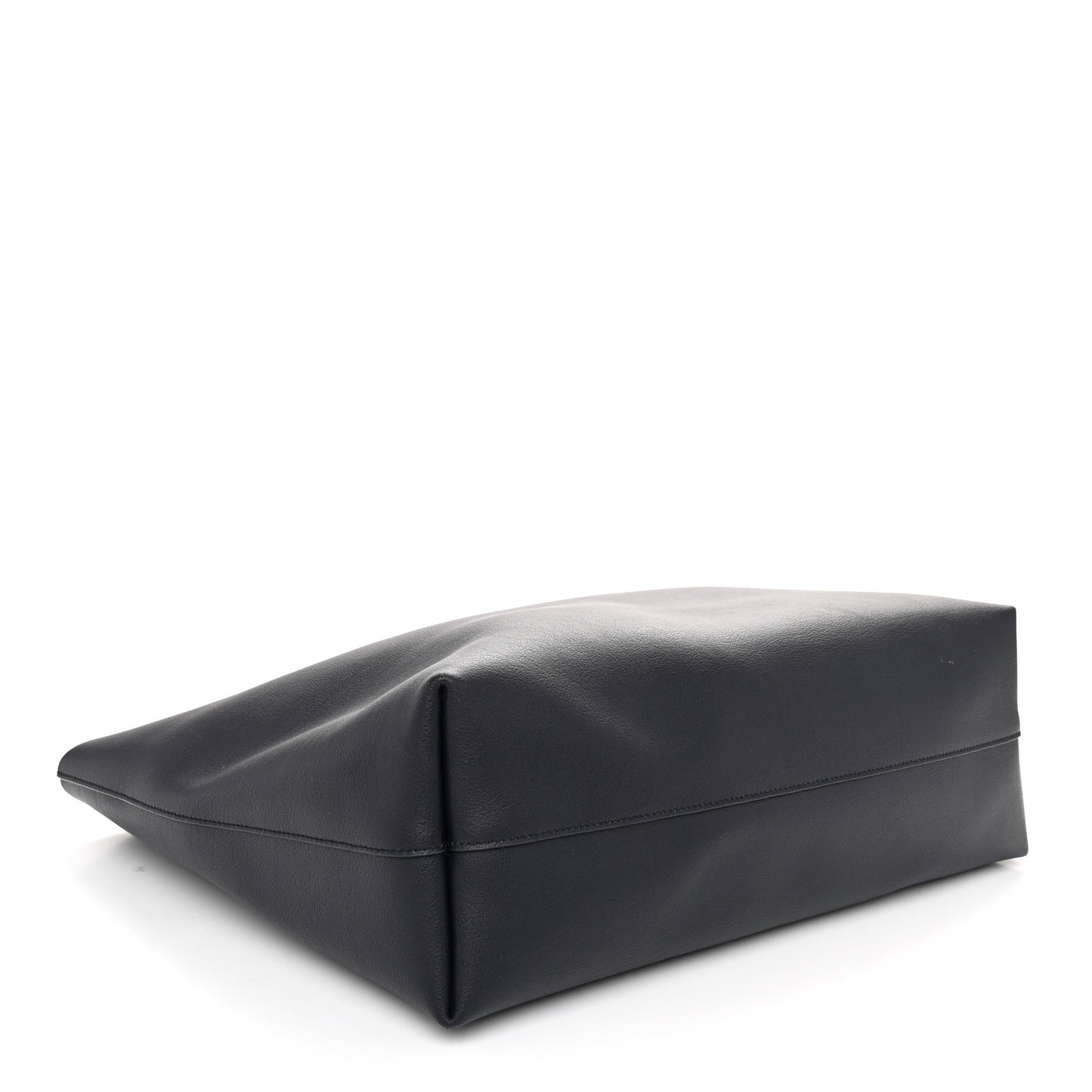 Calfskin Large Shopping Tote Black