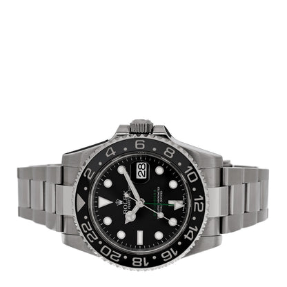 Rolex Stainless Steel 40mm Oyster Perpetual Date GMT Master II Watch Black 116710LN 2 of 5